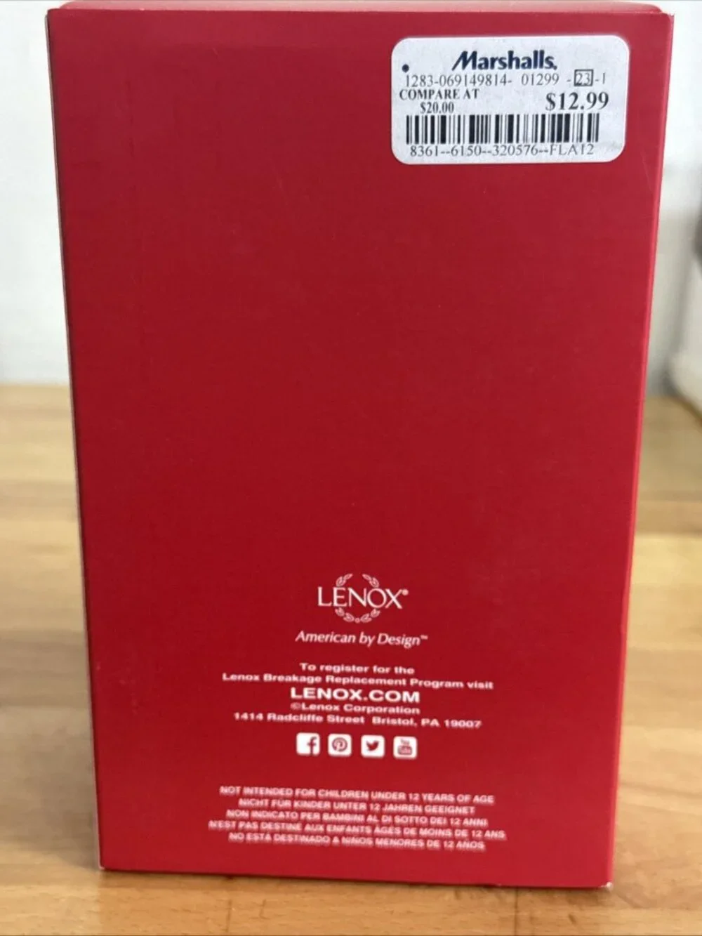 LENOX Santa Ornament- Letters for Santa Claus -   New - Original Box